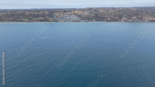 Pacific Ocean view at Santa Marianita, Ecuador, perfect for kitesurfing