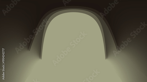 light through the tunnel