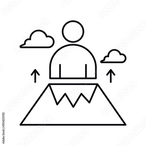 Personal Growth Achievement Icon