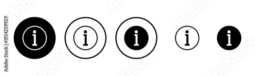 Information sign icon logo design. about us sign and symbol. question mark icon