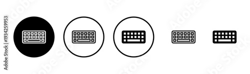 Keyboard icon logo design. keyboard sign and symbol