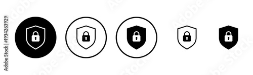 Security icon logo design. protection icon. privacy. vpn