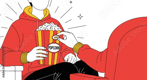 Sharing Popcorn at the Movies: Friendship, Entertainment, Cinema Experience