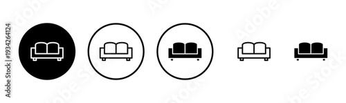 Sofa icon logo design. sofa sign and symbol. furniture icon