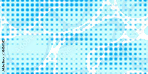 Blue and white water ripples light surface overlay background. 3d clear ocean surface pattern with reflection effect backdrop. Marble desaturated texture.