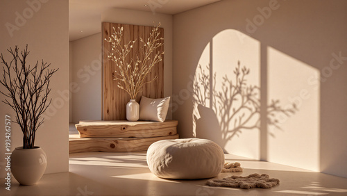 Wallpaper Mural Cozy room with natural light and minimalist decor Torontodigital.ca