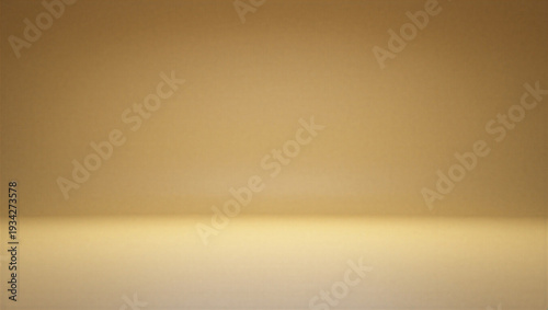 Fotografia Simple tan studio background with soft lighting for product mockup display
