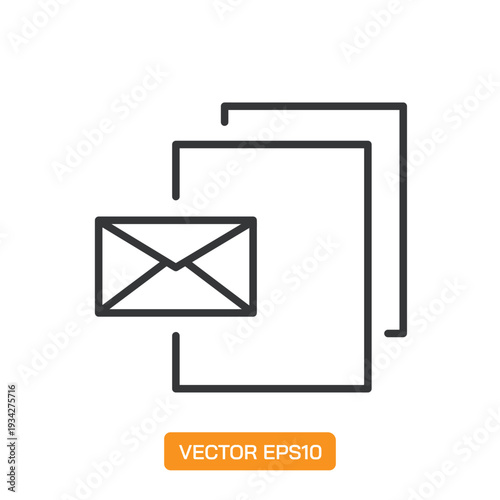 Document line icons- Mini collection and editable stroke series icon