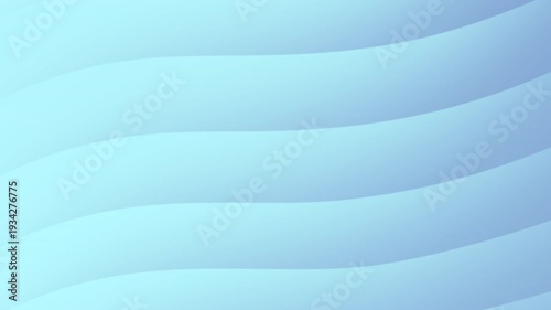 Elegant wavy lines in a soothing light blue gradient compose a serene abstract background, perfect for modern digital designs, tranquil projects, and minimalist web aesthetics