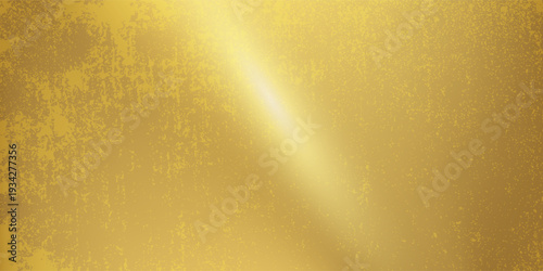 Gold Grunge Texture with distressed effect. Gold grunge wall texture. Abstract patina background. Vintage luxury Gold Background. Vector illustration