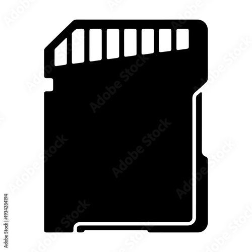 memory card storage icon vector