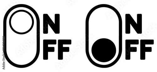on off toggle switch icon