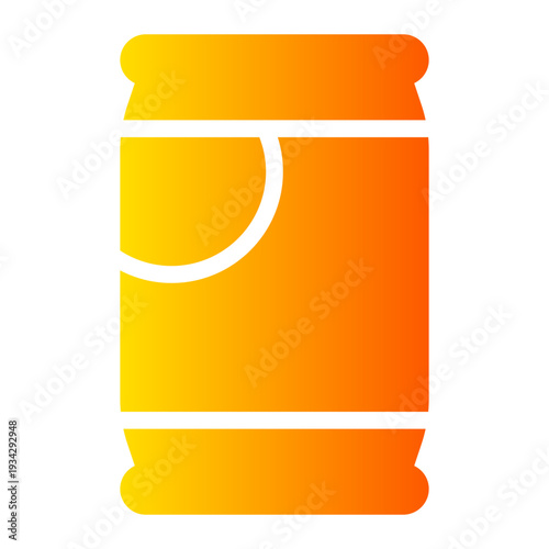 Soft drink gradient icon