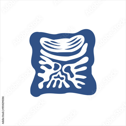 Hand Drawn Floral Woodcut, Rustic Nature Design