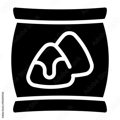 nachos glyph icon