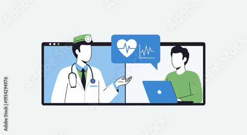 Doctor Consultation Online, Telemedicine, Medical Help, Health Care, Patient Meeting