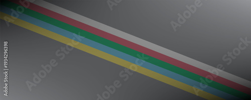 Disability pride flag. Color stripes representing a form of impairment