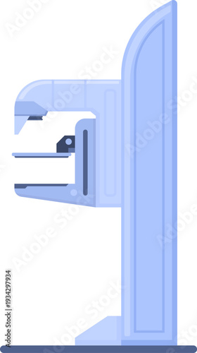 Mammography machine for breast cancer screening campaign