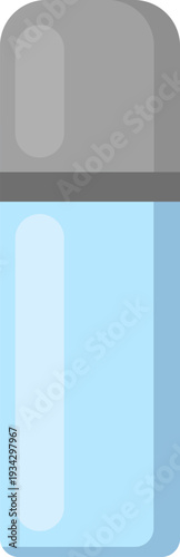 Deodorant spray bottle flat illustration design product