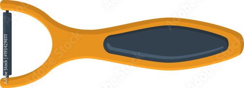 Handheld vegetable peeler kitchen utensil preparing food