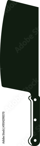 Kitchen cleaver, sharp blade preparing food