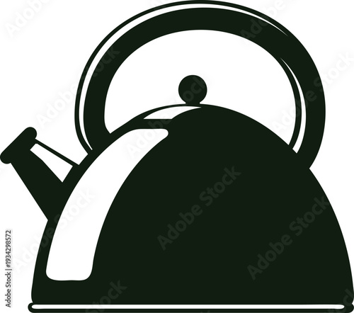 Kettle boiling water for hot tea or coffee