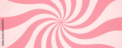 Candy cream background pink pattern. Candy ice cream texture swirl spiral sweet strawberry vector cartoon wavy backgound