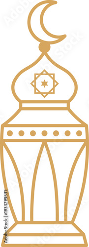 Islamic lantern illustrating Ramadan and Eid al Fitr celebration