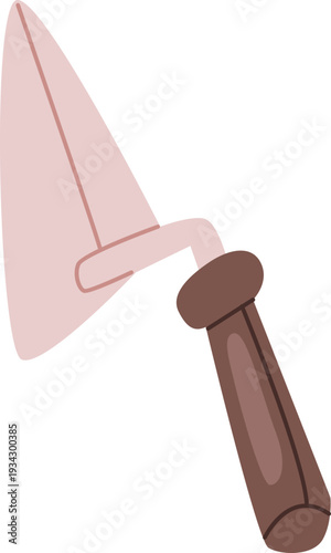 Hand trowel gardening tool for planting activity