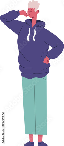 Young man whispering secret keeping silence concept