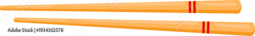 Wooden chopsticks showing traditional eating culture utensil