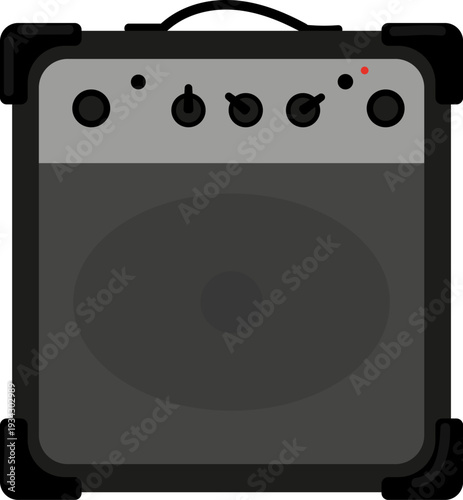 Guitar amplifier providing powerful sound for music performance