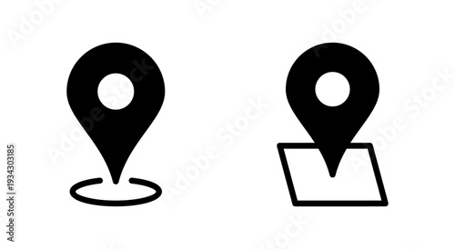Address icon symbol for apps and websites. home location sign and symbol. pinpoint