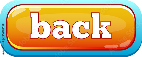 Back button icon for website or mobile application navigating