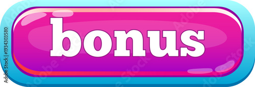 Bonus button graphic representing extra reward or gift