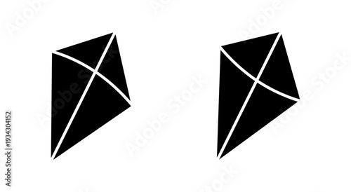 Kite icon symbol for apps and websites. kite sign and symbol