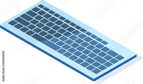 Computer keyboard representing digital data entry technology