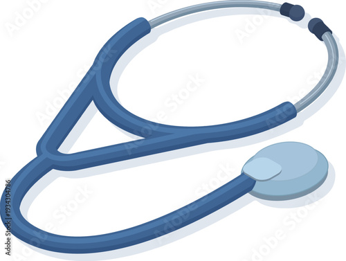 Stethoscope representing medical care, health, and diagnosis
