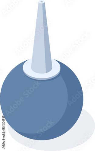 Medical bulb syringe delivering fluid for personal hygiene