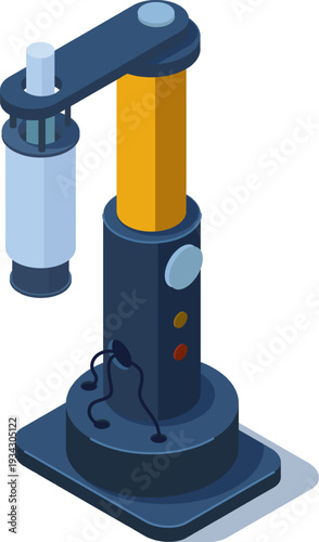 Robotic arm automating complex tasks and processes in an industrial setting
