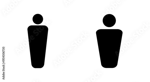Man icon symbol for apps and websites. male sign and symbol. human symbol