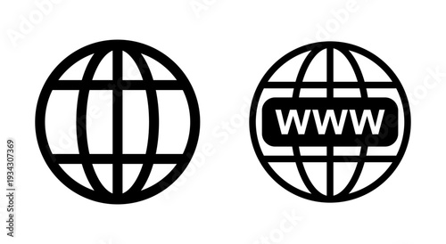 Web icon symbol for apps and websites. go to web sign and symbol. web click icon. Global search icon