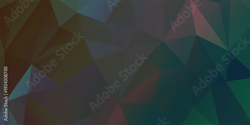 Abstract Geometric Gradient Background With Colorful Low Poly Triangles For Modern Design And Web eps10
