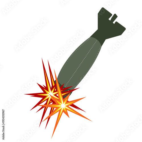 3D industrial cruise ballistic missile set. Realistic strategic weapons art. War technology. Aircraft military bomb