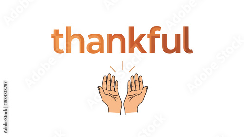 Visual representation of deep gratitude and heartfelt appreciation through symbolic hands and textual expression of thankfulness.