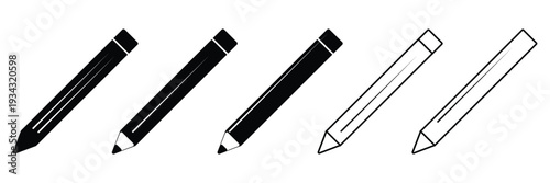 Pencil icon set vector. pen sign and symbol. edit icon vector eps 10