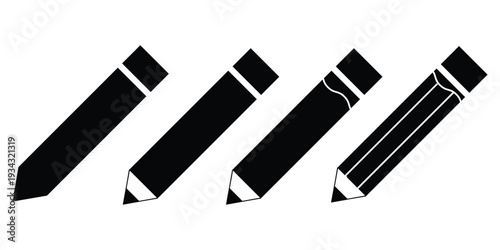 Pencil icon set vector. pen sign and symbol. edit icon vector eps 10