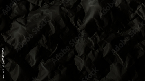 Crumpled dark fabric texture background for design and decoration purposes effectively