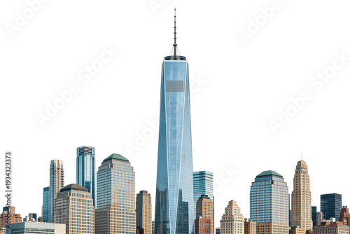 World Trade Center Skyscrapers in Lower Manhattan