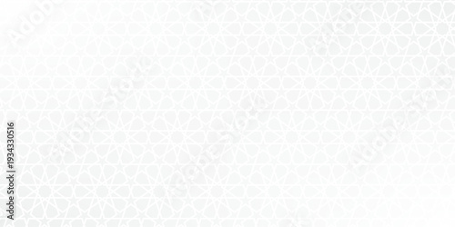 white abstract background Seamless geometric pattern in authentic islamic style. ramadhan pattern